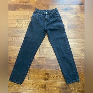 Cotton On black denim mom jeans size 2